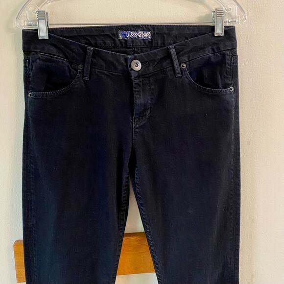 Hudson Black MidRise Denim Skinny Jeans Women’s Size 28 Made In the USA W427DKS - Picture 9 of 16